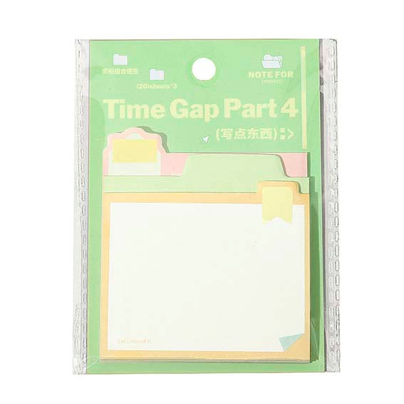 Note for | TIME GAP PART 4 ​​NOTES BLOC