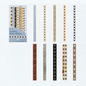 Mo Card | Pegatinas Time Line Button Nail Strip