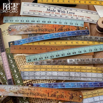 Mo Card | Pegatinas Time Line Old Ruler Time