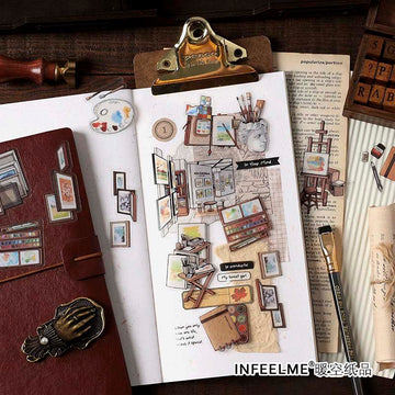Infeel.me | Pegatinas Time Traveler Glittering Art Studio