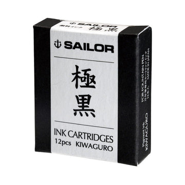 Sailor | Cartuchos Recambio de Tinta Negra Kiwaguro
