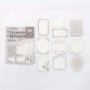 Card Lover | Papeles Decorativos Title Page Of A Poem Flower Whisper