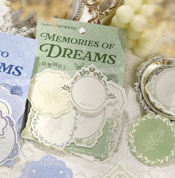 Card Lover | Papeles Decorativos Title Page Of A Poem Memories Of Dreams
