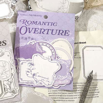 Card Lover | Papeles Decorativos Title Page Of A Poem Romantic Overtune
