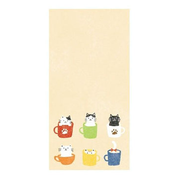 Furukawashiko | Set de Carta Vertical Today's Cats And Mugs