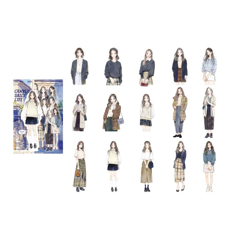 Mo Card | Pegatinas Today's Outfit Campus Daily