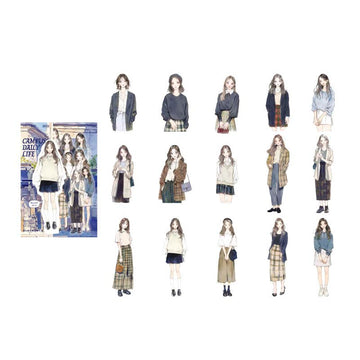 Mo Card | Pegatinas Today's Outfit Campus Daily