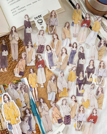 Mo Card | Pegatinas Today's Outfit Elegant Life