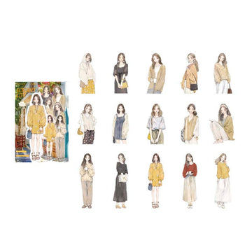 Mo Card | Pegatinas Today's Outfit Elegant Life
