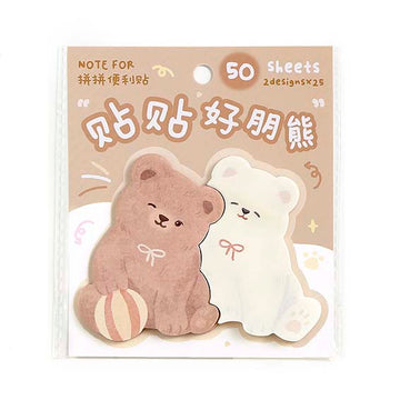 Note For | Notas Adhesivas Together Good Friends Bears