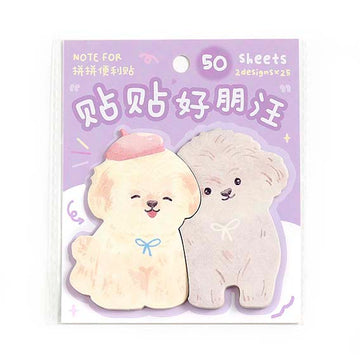 Note For | Notas Adhesivas Together Good Friends Dogs