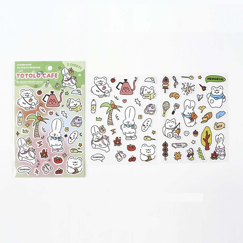Card Lover | Green Totolo Coffee Stickers
