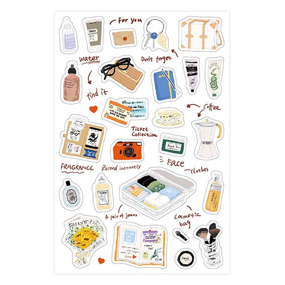 Infeel.me | Pegatinas Travel Sketches My Luggage