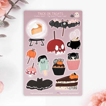 My Sweet Paper Card | Pegatinas Trick or Treats