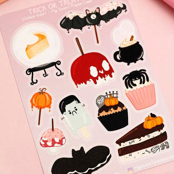 My Sweet Paper Card | Pegatinas Trick or Treats