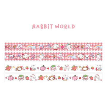 Card Lover | Twinkle Small World Washi Tapes Rabbit World