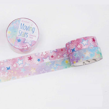 Card Lover | Variations On Stars Washi Tapes Moving Stars