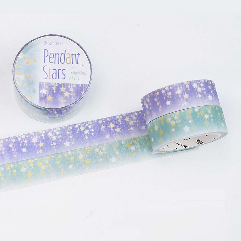 Card Lover | Variations On Stars Washi Tapes Pensant Stars