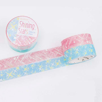 Card Lover | Variations On Stars Washi Tapes Shinning Stars