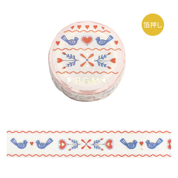 BGM | Foil Vintage Embroidery Washi Tape