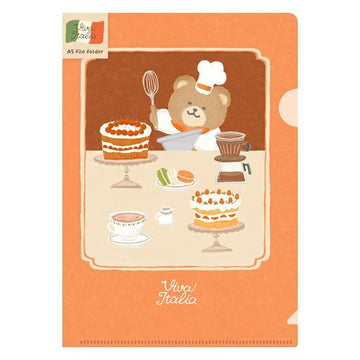 Furukawashiko | Portafolios A5 Viva Italia Dessert Bear