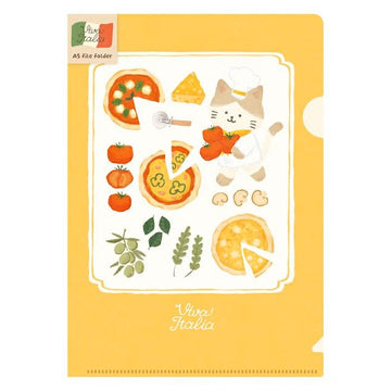 Furukawashiko | Portafolios A5 Viva Italia Pizza Cat