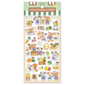 Mind Wave | Pegatinas Wakuwaku Workers Vegetable Store