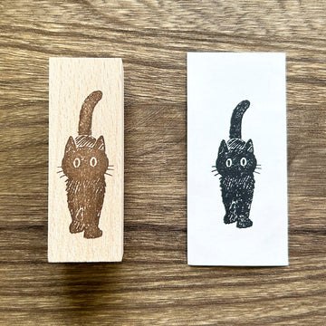 Arte CO | Sello Walking Black Cat
