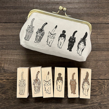 Arte CO | Sello Walking Black Cat