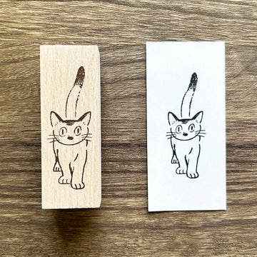 Arte CO | Sello Walking White Cat