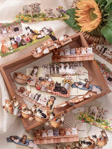 Mo Card | Pegatinas Warm Home Party Cute Pet Leisurely Living