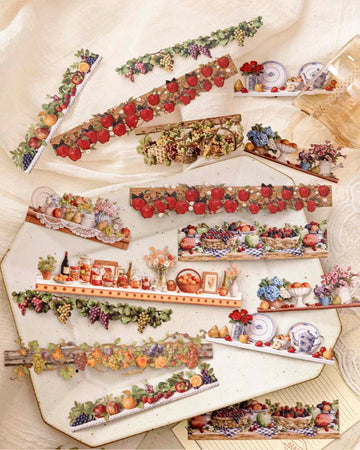 Mo Card | Pegatinas Warm Home Party Garden Flower And Fruit