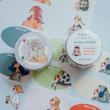 La Dolce Vita | Pegatinas Memo Warm Message