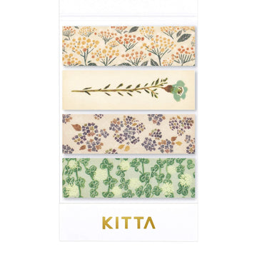 King Jim | Washi Tape Precortado KITTA Basic Flower 4