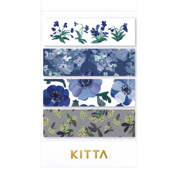 King Jim | Precut Washi Tape KITTA Basic Flower 6