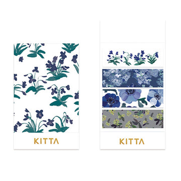 King Jim | Precut Washi Tape KITTA Basic Flower 6