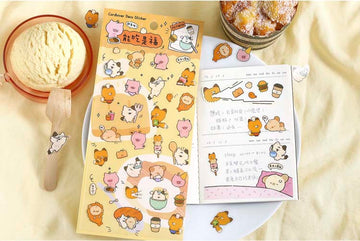 Card Lover | Pegatinas Welcome To The Cute Club Eat Well