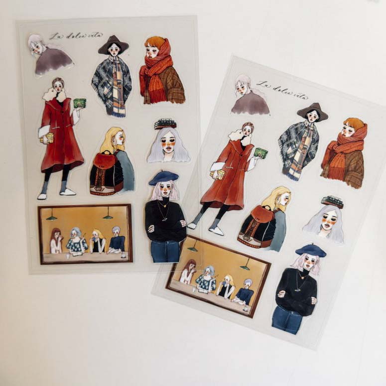 La Dolce Vita | Pegatinas Winter Come (2pc)
