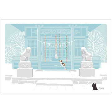 Active | Postal Winter Tabi Neko Shrine