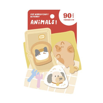 Card Lover | Notas Adhesivas Animal World Lunch Time