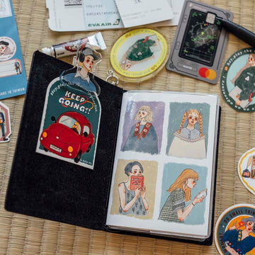 La Dolce Vita | Cuaderno Passport Woman Portrait