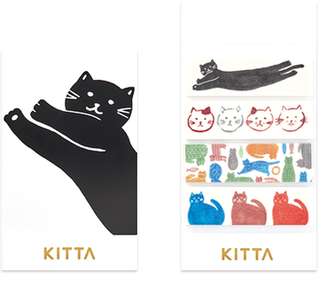 King Jim | KITTA Basic Cats Precut Washi Tape
