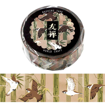 World Craft | Yuzen Sparrow Washi Tape