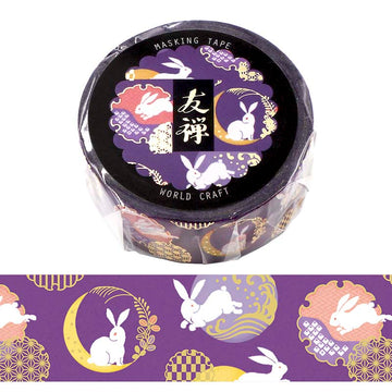 World Craft | Yuzen Moon Rabbit Washi Tape