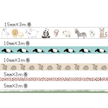 Seal-do | Caja de mini Washi Tapes Zoo Animals