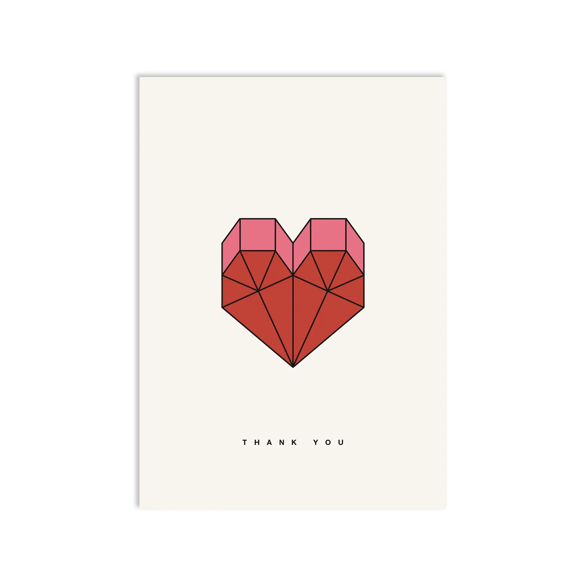 Redfries | Postal Geometric Heart