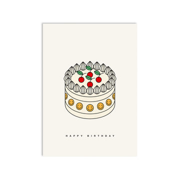 Redfries | Cream Pie Postcard