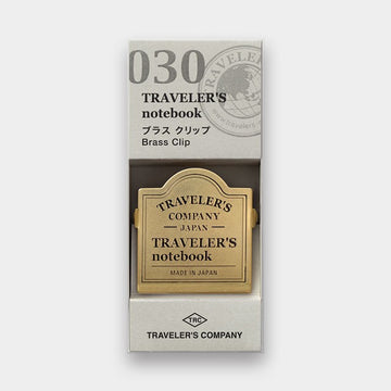 Traveler's Company | Clip Brass Traveler Logo