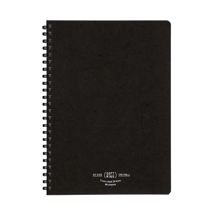 Kokuyo | Cuaderno Soft Ring A5 Black