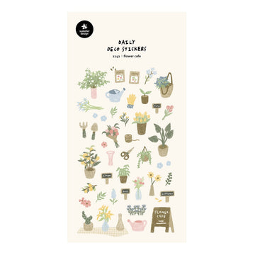 suatelier | Flower Cafe Stickers
